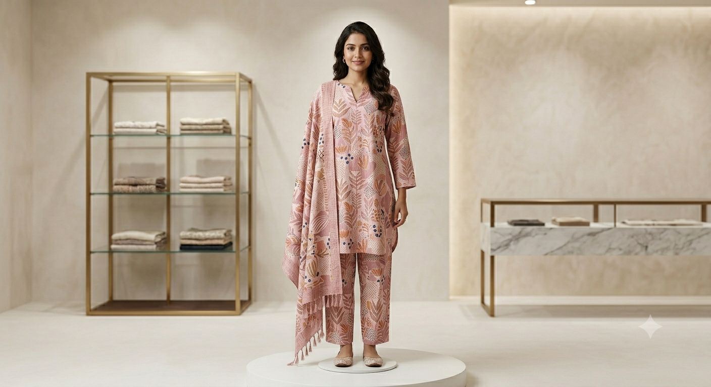 Premium Floral Cotton Co-ord Set