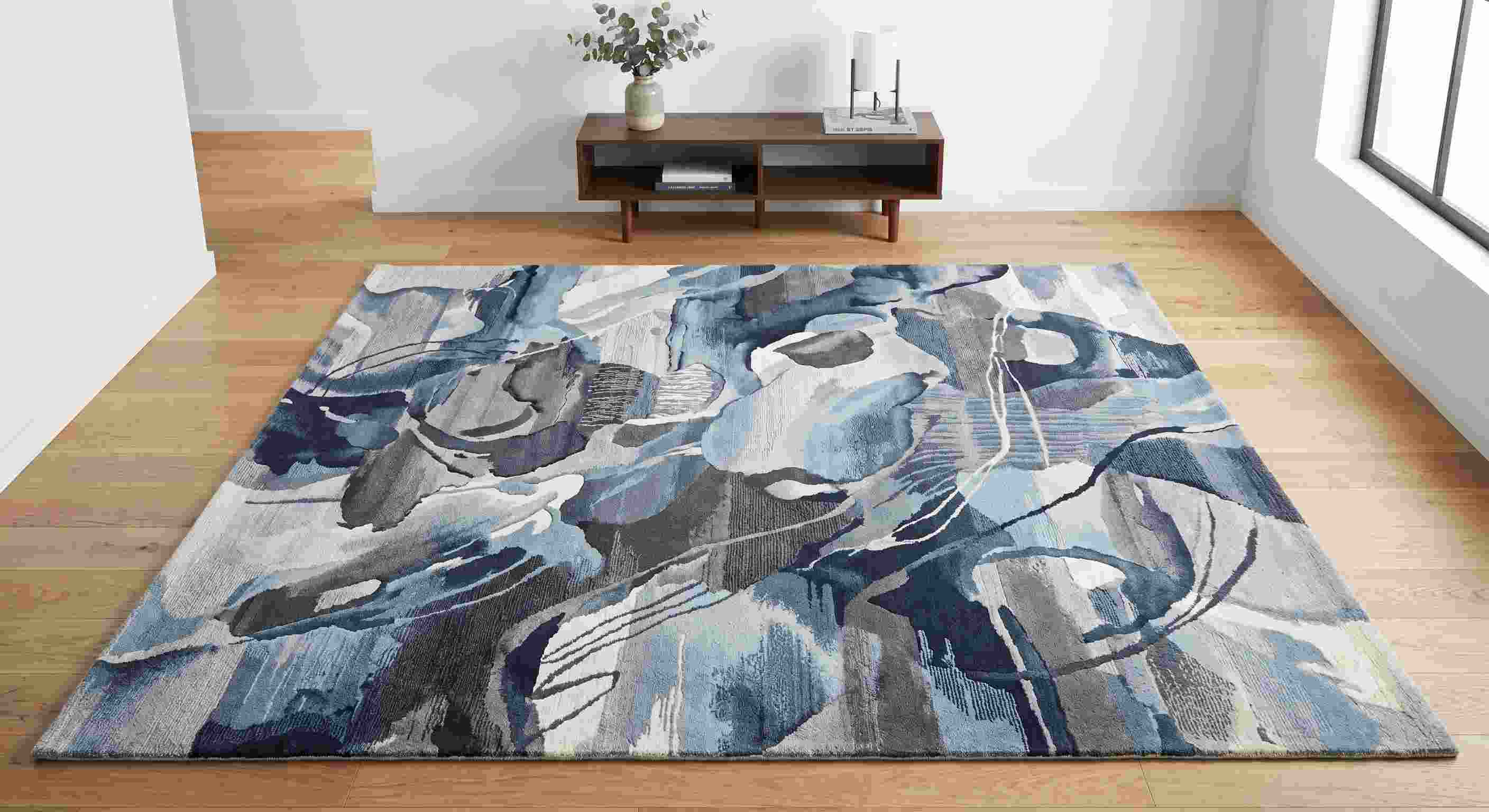 Modern Abstract Designer Rug