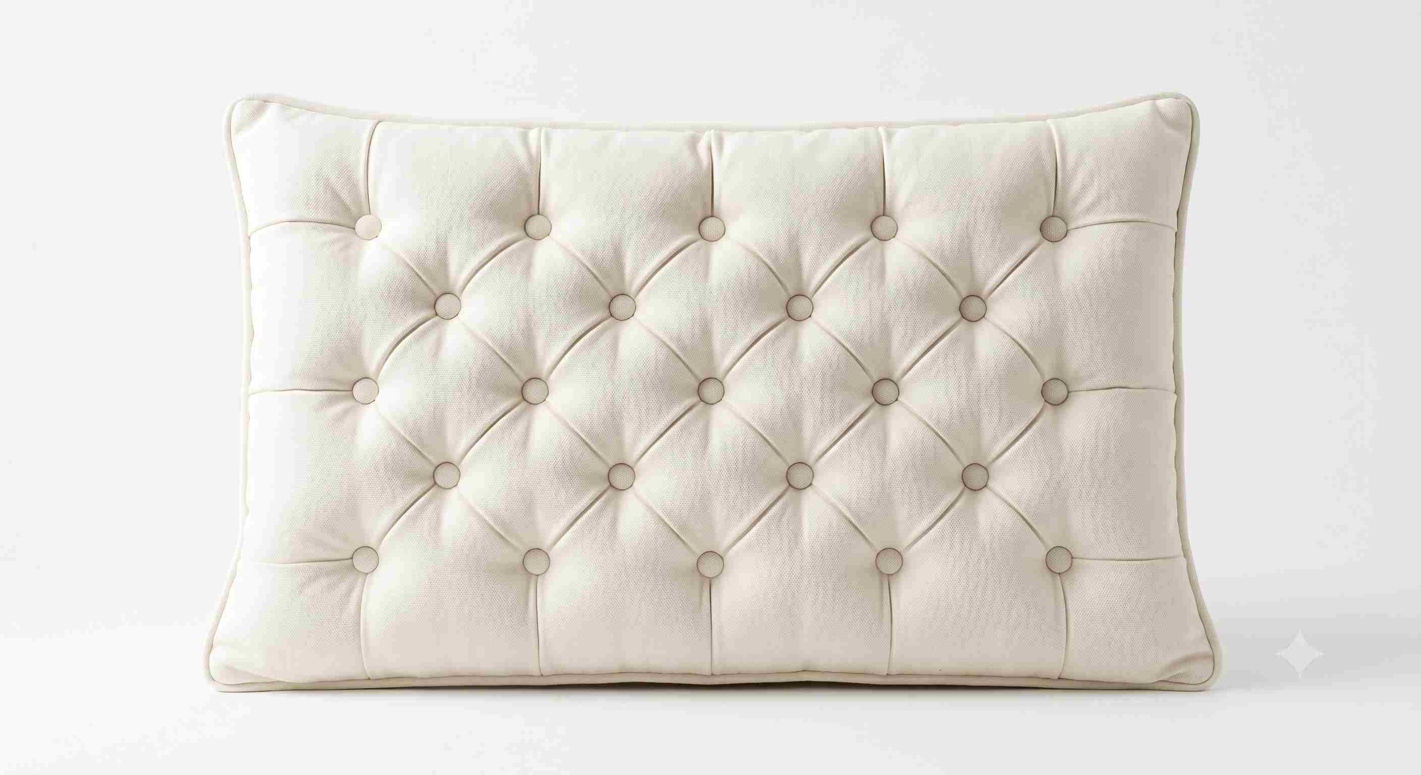 Rectangle Tufted Cotton Cushion