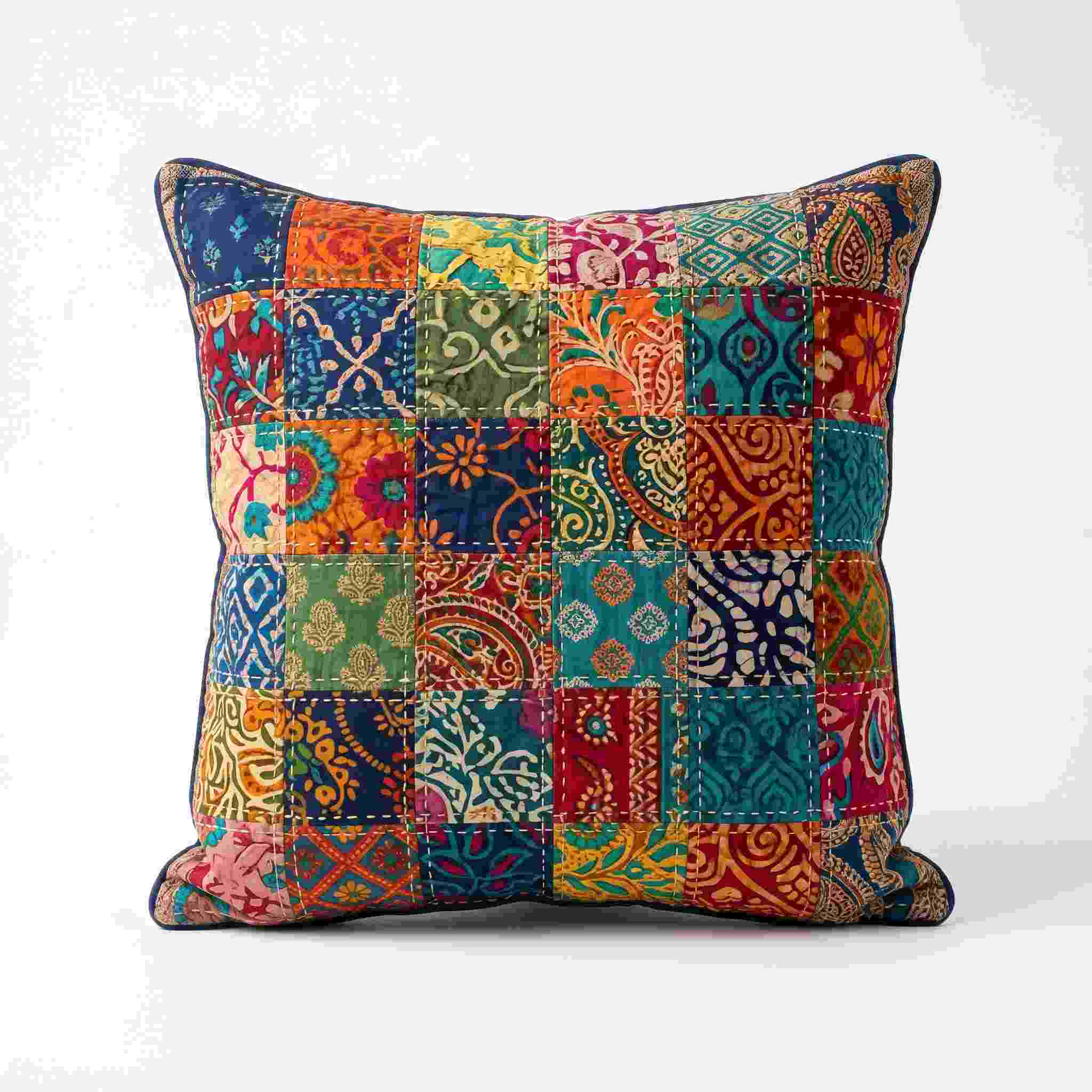 Square Patchwork Designer Cushion